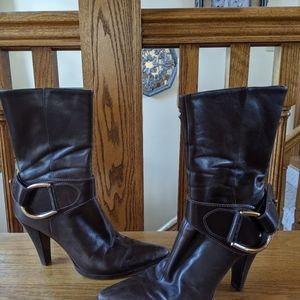 Antonio Melani Brown Leather Boots